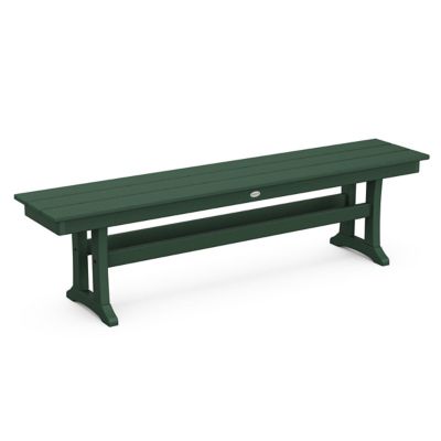 Farmhouse Trestle Outdoor Bench