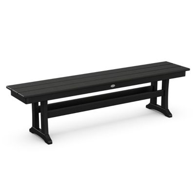 Farmhouse Trestle Outdoor Bench