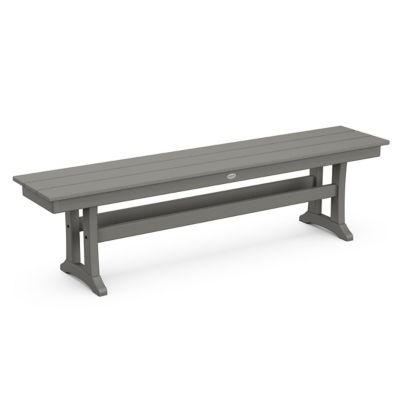 Farmhouse Trestle Outdoor Bench