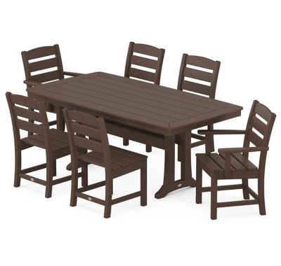 Lakeside 7-Piece Dining Set with Trestle Legs