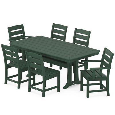 Lakeside 7-Piece Dining Set with Trestle Legs
