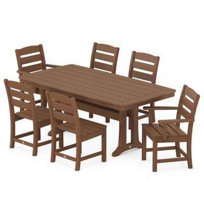 Lakeside 7-Piece Dining Set with Trestle Legs