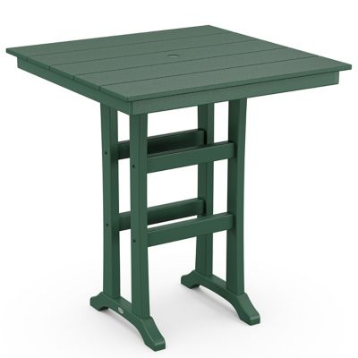 Farmhouse Outdoor Square Bar Table
