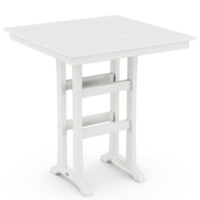 Farmhouse Outdoor Square Bar Table