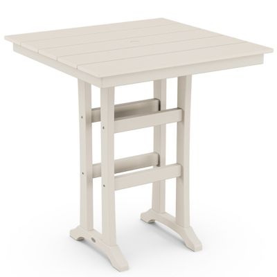 Farmhouse Outdoor Square Bar Table