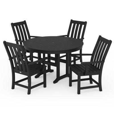 Vineyard Outdoor 5-Piece Round Dining Set
