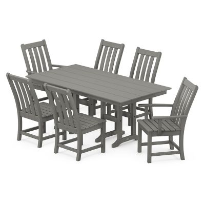 Vineyard 7-Piece Farmhouse Outdoor Dining Set
