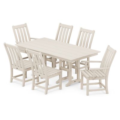 Vineyard 7-Piece Farmhouse Outdoor Dining Set