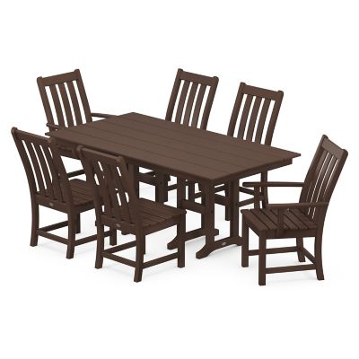 Vineyard 7-Piece Farmhouse Outdoor Dining Set