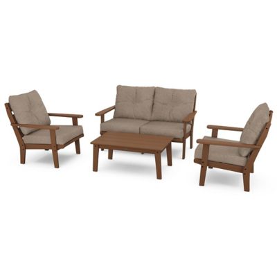 Lakeside 4-Piece Deep Seating Outdoor Sofa Set