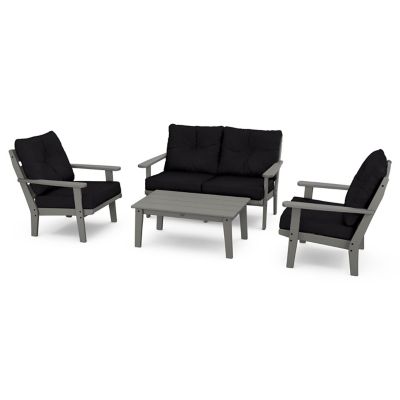 Lakeside 4-Piece Deep Seating Outdoor Sofa Set