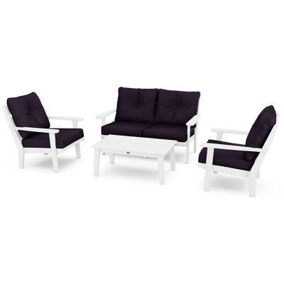 Lakeside 4-Piece Deep Seating Outdoor Sofa Set