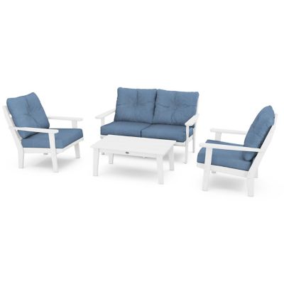 Lakeside 4-Piece Deep Seating Outdoor Sofa Set