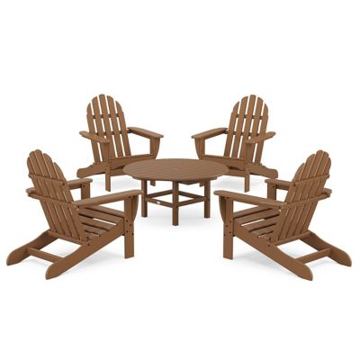 Classic Adirondack Outdoor 5-Piece Conversation Set
