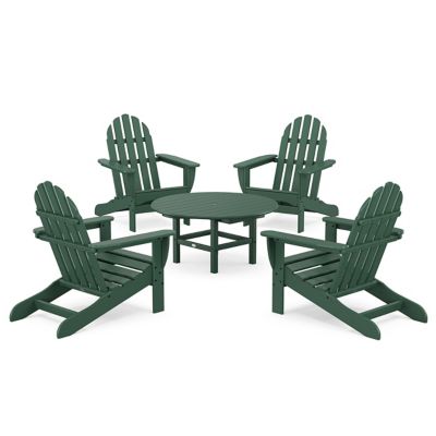 Classic Adirondack Outdoor 5-Piece Conversation Set