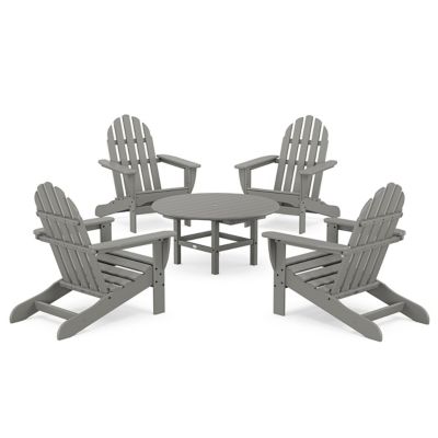 Classic Adirondack Outdoor 5-Piece Conversation Set
