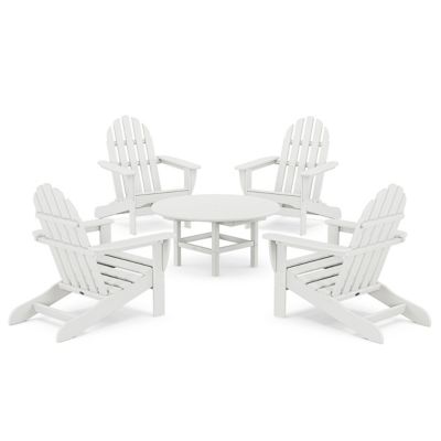 Classic Adirondack Outdoor 5-Piece Conversation Set