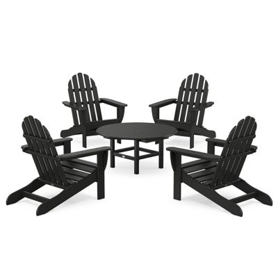 Classic Adirondack Outdoor 5-Piece Conversation Set
