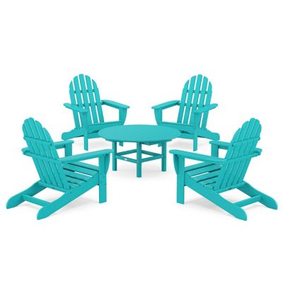 Classic Adirondack Outdoor 5-Piece Conversation Set