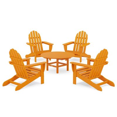 Classic Adirondack Outdoor 5-Piece Conversation Set