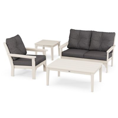 Vineyard Outdoor 4-Piece Deep Seating Dining Set