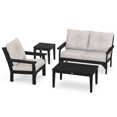Vineyard Outdoor 4-Piece Deep Seating Dining Set