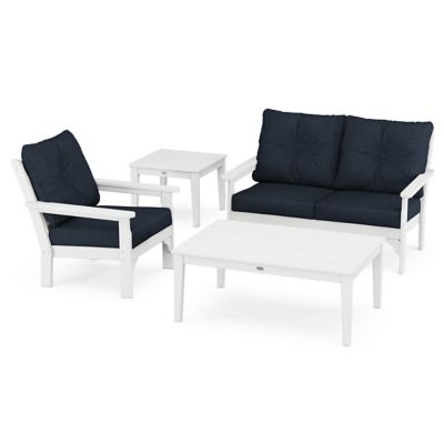 Vineyard Outdoor 4-Piece Deep Seating Dining Set