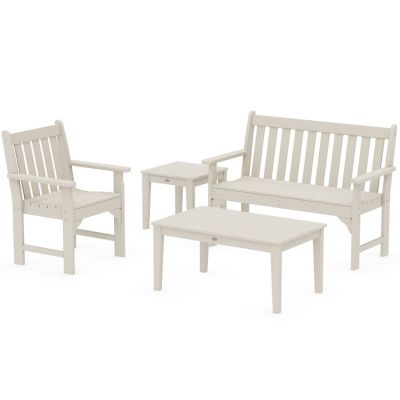 Vineyard Outdoor 4-Piece Bench Seating Set