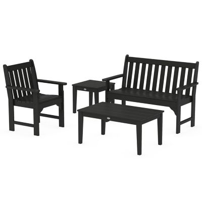 Vineyard Outdoor 4-Piece Bench Seating Set