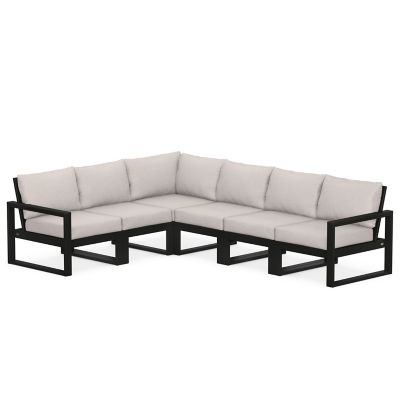 EDGE 6 Piece Outdoor Modular Deep Seating Set