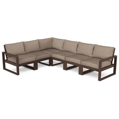 EDGE 6 Piece Outdoor Modular Deep Seating Set