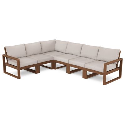 EDGE 6 Piece Outdoor Modular Deep Seating Set