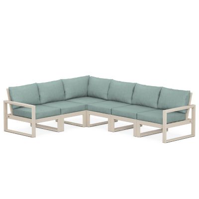 EDGE 6 Piece Outdoor Modular Deep Seating Set