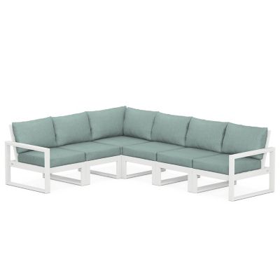 EDGE 6 Piece Outdoor Modular Deep Seating Set