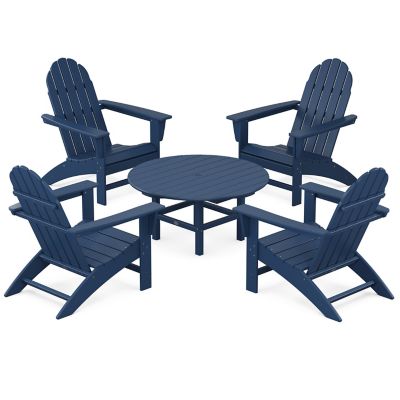 Vineyard Outdoor 5-Piece Adirondack Chair Conversation Set