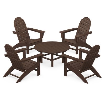Vineyard Outdoor 5-Piece Adirondack Chair Conversation Set