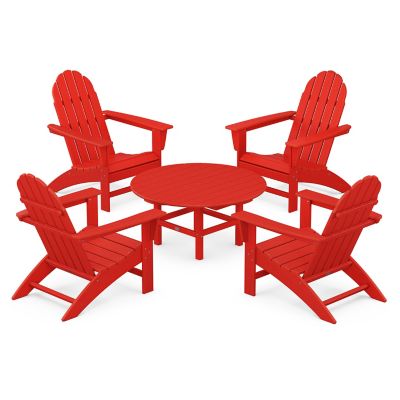Vineyard Outdoor 5-Piece Adirondack Chair Conversation Set