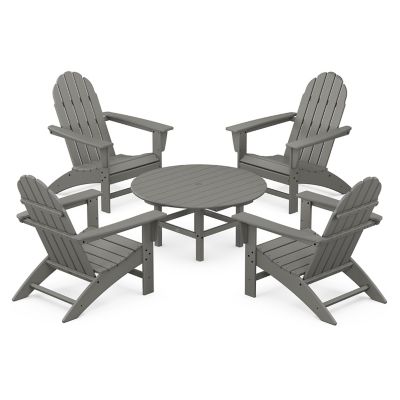 Vineyard Outdoor 5-Piece Adirondack Chair Conversation Set
