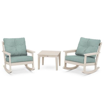 Vineyard 3-Piece Outdoor Seating Rocker Set