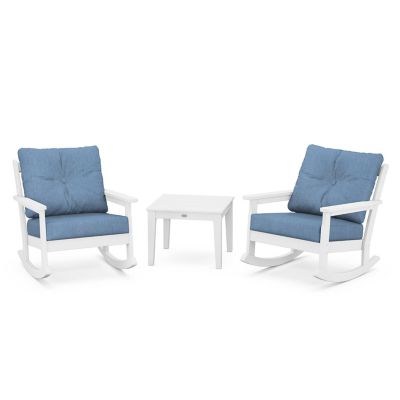 Vineyard 3-Piece Outdoor Seating Rocker Set