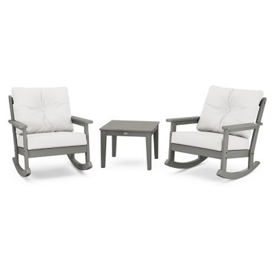 Vineyard 3-Piece Outdoor Seating Rocker Set