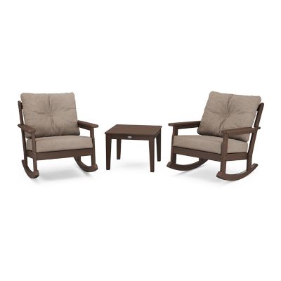 Vineyard 3-Piece Outdoor Seating Rocker Set