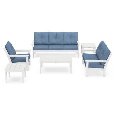 Vineyard 6-Piece Outdoor Deep Seating Set
