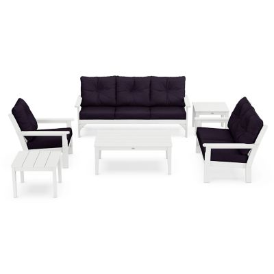 Vineyard 6-Piece Outdoor Deep Seating Set