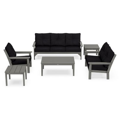 Vineyard 6-Piece Outdoor Deep Seating Set