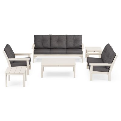 Vineyard 6-Piece Outdoor Deep Seating Set