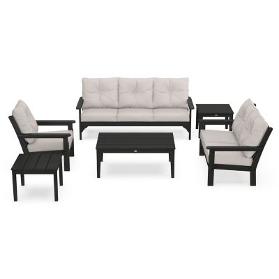 Vineyard 6-Piece Outdoor Deep Seating Set