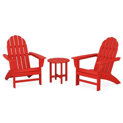 Vineyard Outdoor 3 Piece Adirondack Set