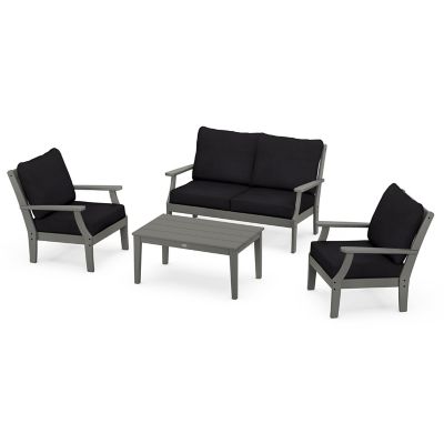 Braxton Outodoor 4-Piece Deep Seating Chair Set