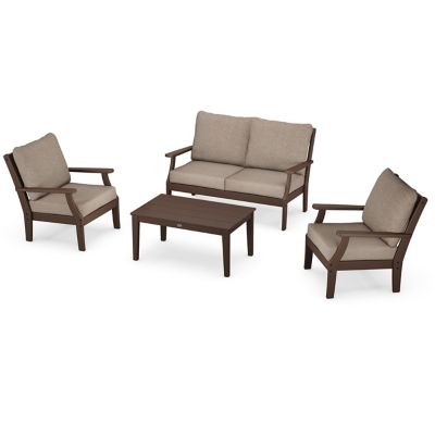 Braxton Outodoor 4-Piece Deep Seating Chair Set